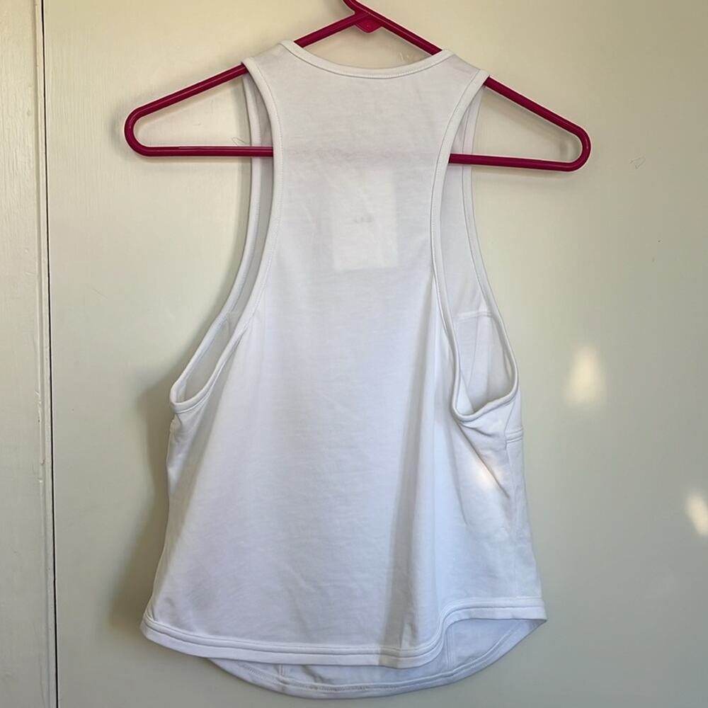 A.L.C. White Sculpted Racerback Tank - Picture 7 of 10